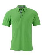 Men`s Traditional Polo Lime Green / Lime Green / White
