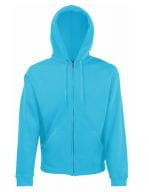 Classic Hooded Sweat Jacket Azure Blue