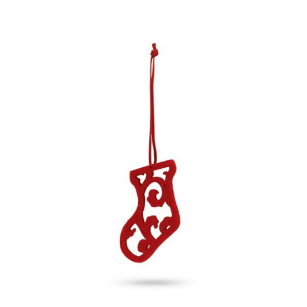 JUBANY. Weihnachtsfiguren zum Aufhängen Rot