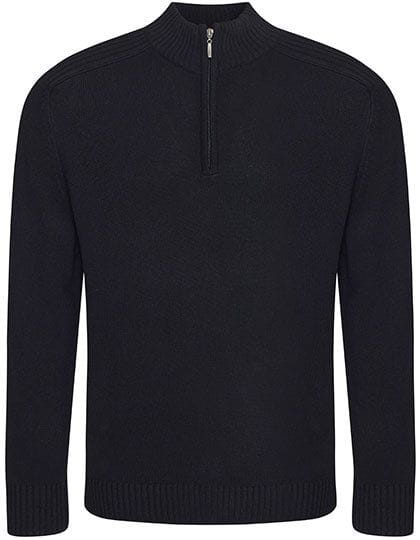 Wakhan 1/4 Zip Regen Sweater Black