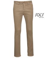 Men`s Chino Trousers Jules - Length 35 Chestnut
