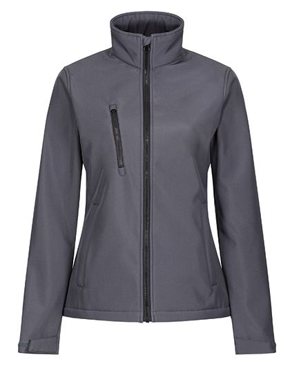 Womens Ablaze 3-layer Printable Softshell Jacket Seal Grey / Black