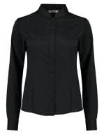 Women`s Tailored Fit Bar Shirt Mandarin Collar Long Sleeve