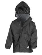 Junior Reversible Stormdri Jacket Black / Grey