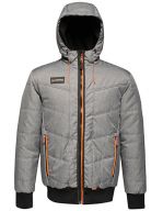 Thrust Insulated Bomber Jacket Seal Grey Marl