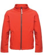 Kids` Classmate Softshell Jacket Classic Red / Seal Grey (Solid)