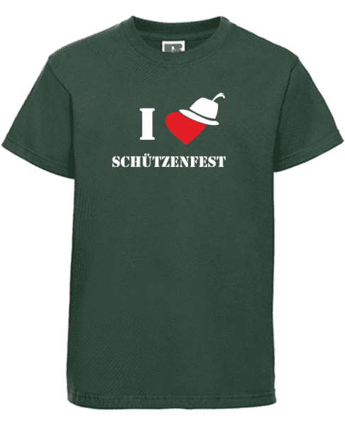 Schützenfest &quot;I Love Schützenfest&quot; Kids Shirt