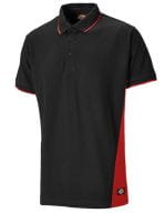 Two Tone Polo Black / Red
