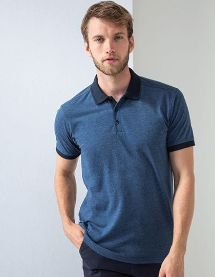 Contrast Tri Blend Polo Shirt