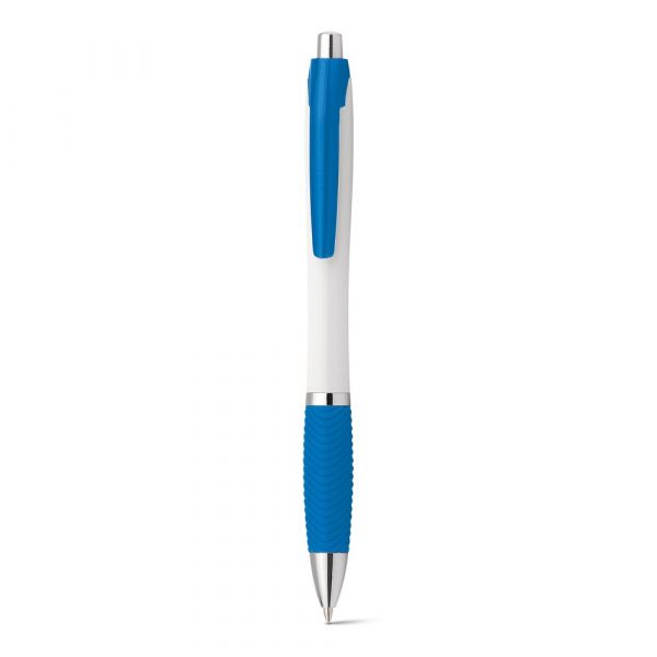 DARBY. Kugelschreiber mit Gummigriff Blau