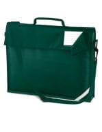 Junior Book Bag with Strap Bottle Green