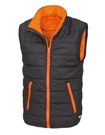 Core Junior Bodywarmer Black / Orange