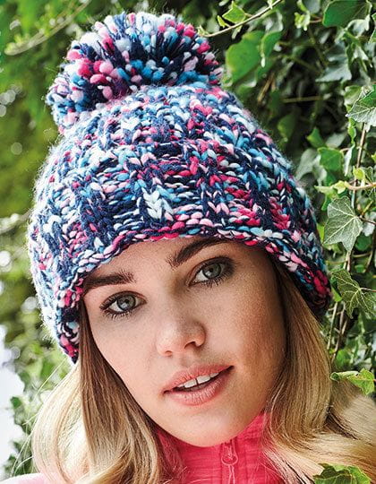 Twister Pom Pom Beanie