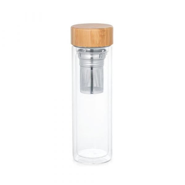 MAKAROVA. Trinkflasche mit Infuser 490 ml Natur