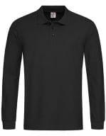 Long Sleeve Polo Black Opal