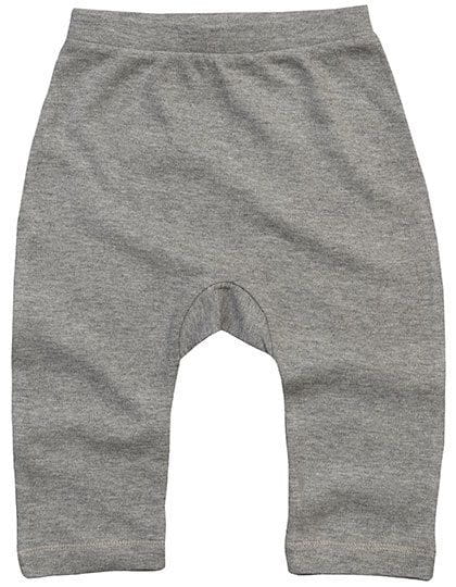 Baby Plain Leggings Heather Grey Melange