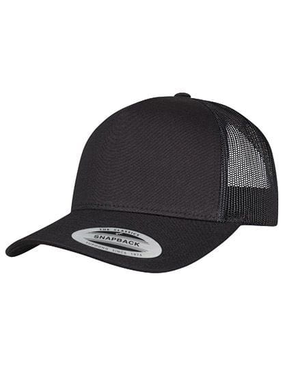 5-Panel Retro Trucker Cap Black