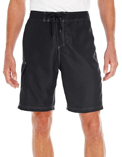 Solid Board Short Black