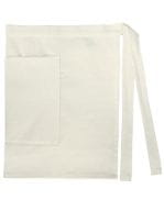 Waist Apron Lady with Pocket Canvas Ivory (Beige) Waist Apron Lady with Pocket Canvas Ivory (Beige)