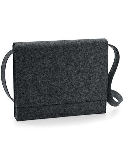 Felt Messenger Charcoal Melange