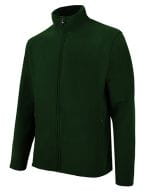 Full Zip Fleece Jacket Bottle Green