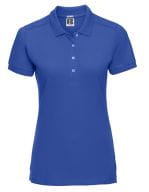 Ladies` Fitted Stretch Polo Azure Blue