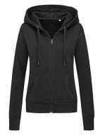 Sweat Jacket Women Black Opal