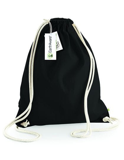 EarthAware® Organic Gymsac Black