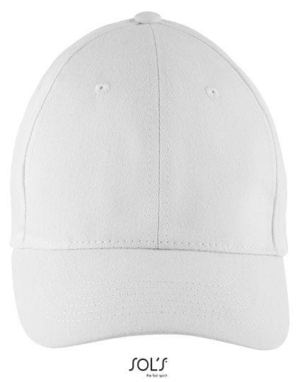 Six Panel Cap Solar White