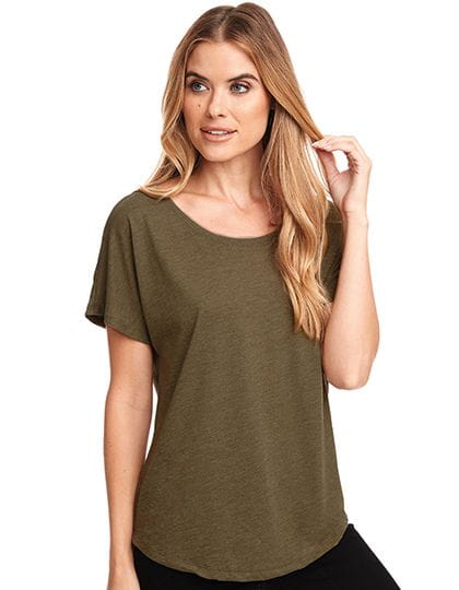 Ladies` Tri-Blend Dolman-T-Shirt