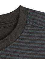 Boston T-Shirt Black / Dark Grey (Striped)