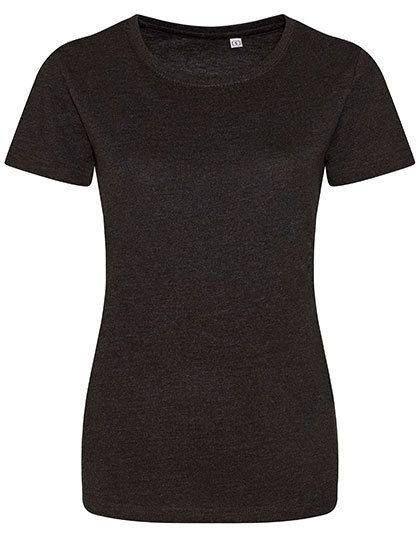 Girlie Tri-Blend T Heather Black