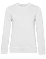 Organic Crew Neck Sweat /Women White