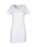 Women`s T-Shirt Dress White