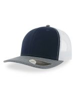 Navy / Grey Melange / White