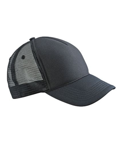 5 Panel Retro Mesh Cap Black / Black