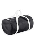Packaway Barrel Bag Black / White