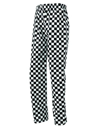 Essential Chef´s Trouser Black-White Check