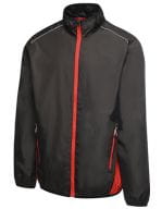 Men`s Athens Tracksuit Jacket Black / Classic Red