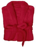 Coral Fleece Bathrobe Lady Jester Red Coral Fleece Bathrobe Lady Jester Red