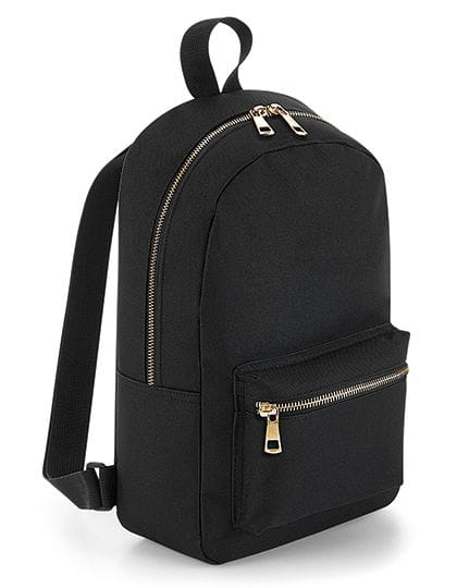 Metallic Zip Mini Backpack