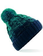 Ombré Beanie Teal / French Navy