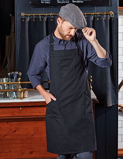 Cotton Chino Bib Apron