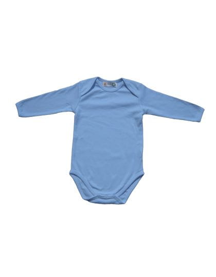 Bio Body Suite Long Sleeve Babyblue