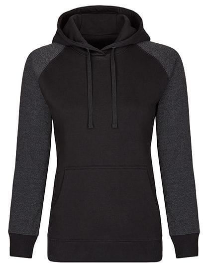 my mate - Ladies´ Hoody Black / Heather Black