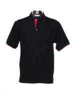 Classic Fit St. Mellion Polo Black / Bright Red