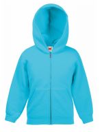 Classic Hooded Sweat Jacket Kids Azure Blue