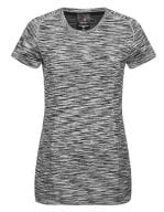 Seamless Raglan T-Shirt Women Black Opal Melange