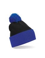 Snowstar® Two-Tone Beanie Black / Bright Royal