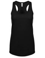 Ladies` Ideal Racerback Tank-Top Black